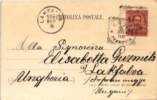 1900 Roma, Rome; Capitol, Pincio, Fontana di Trevi. Carlo Künzli Art Nouveau, floral, litho