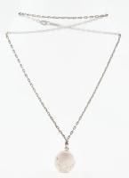 Ezüst (Ag) nyaklánc nyitható medállal, jelzett 6,2 g