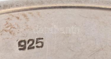 Ezüst (Ag) ipírművész gyűrű és karkötő, jelzett 21,4 g