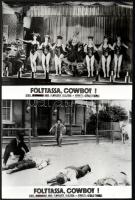 1965 ,,Folytassa, cowboy!" című angol filmvígjáték jelenetei és szereplői, 15 db vintage produk...