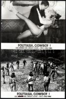 1965 ,,Folytassa, cowboy!" című angol filmvígjáték jelenetei és szereplői, 15 db vintage produk...