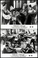 cca 1973 ,,Feltámad a vadnyugat című amerikai kalandfilm jelenetei és szereplői, 7 db vintage produkciós filmfotó, ezüst zselatinos fotópapíron, a használatból eredő (esetleges) kisebb hibákkal, 18x24 cm