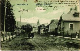 1912 Nagybánya, Baia Mare; Kossuth Lajos utca. Kovács Gyula kiadása / street (EK)