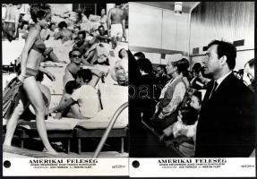 1986 ,,Amerikai feleség" című olasz - francia filmvígjáték jelenetei és szereplői, 13 db vintag...