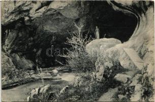 1911 Petrozsény, Petrosani; Boli cseppkőbarlang. Grausam Károly kiadása / stalactite cave (EK)