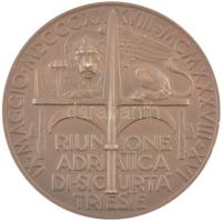 Olaszország / Trieszt 1938. "Az Adriai Biztosító Társulat 100 éves jubileumára" kétoldalas...