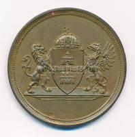 1928. "Budapest Sport Egyesület - B.S.E. Csillag Tura út 1928" bronz emlékérem (61mm) T:1-...