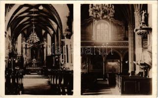1941 Rozsnyó, Roznava; Római katolikus székesegyház, szentély és kórus, belső / cathedral, interior