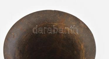 I. világháborús hadi mozsár törővel, "Durch Krieg zum Sieg 1914-1917" felirattal. Öntöttva...