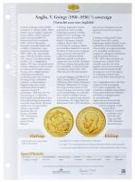 Nagy-Britannia 1912. 1/2S Au "V. György" (3,99g/0.917) kapszulában, tanúsítvánnyal T:1- ki...