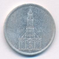 Német Harmadik Birodalom 1934D 5M Ag &quot;Garnisonkirche&quot; T:2,2- German Third Reich 1934D 5 Reichsmark Ag &quot;Garnisonkirche&quot; C:XF,VF Krause KM#83