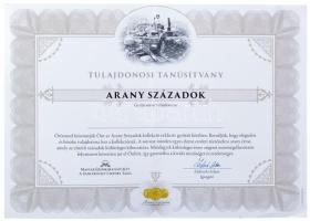 Franciaország / Második Császárság 1860BB 5Fr Au "III. Napóleon" kapszulában, tanúsítvánny...