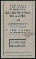 1940 Legújabb ipari, technikai és kereskedelmi szakkönyvek jegyzéke, 40p