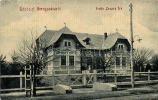 Beregszász Fedák Zsazsa-house
