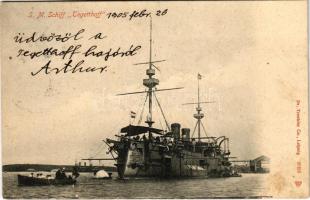 1905 SMS Tegetthoff az Osztrák-Magyar Haditengerészet Tegetthoff-osztályú csatahajója / SM Schlachtschiff "Tegetthoff", K.u.K. Kriegsmarine / SMS Tegetthoff, Austro-Hungarian Navy Tegetthoff-class battleship