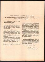 1915 Réz és nikkeláruk pótlására hivatott kovácsolt és vasáruk legmagasabb áráról szóló rendelet 24p.