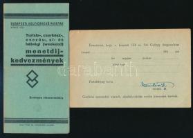 1903-1935 4 db cserkész levelezőlap és nyomtatvány