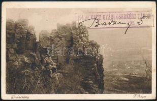 1925 A 174. sz. Ganz Gyári Cserkésztáborból küldött badacsonyi képeslap