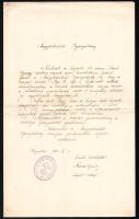 1921-1930 6 db irat a kispesti 133. sz. cserkészcsapattól, benne pl. hogy az Epreserdő melletti homokbányában céllövészetet engedélyezzenek, stb.