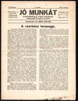 1927 A "Jó munkát" cserkész havi folyóirat februári száma, 16p