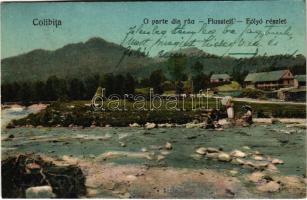 1925 Kolibica, Colibita; O parte din rau / Flussteil / folyó részlet