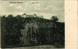 Gács, Halic; vár. Redlinger / castle / hrad (fl)