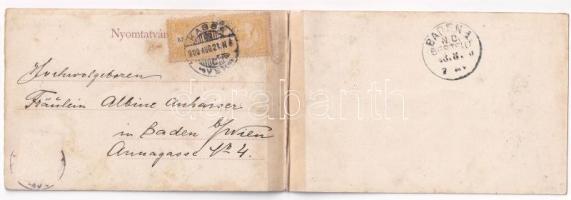 1900 Kassa, Kosice; Fő utca, Nemzeti színház, Jezsuiták temploma, Meisels Leo üzlete. Hajts K. felvé...