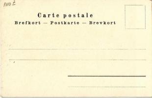 Folklore art postcard. litho