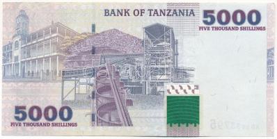 Tanzánia DN (2003-2008) 5000Sh "AB8833795" T:II Tanzania ND (2003-2008) 5000 Shillings &qu...