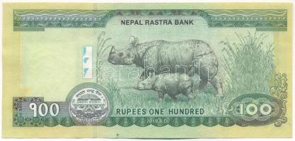 Nepál 2019. 100R T:III szép papír Nepal 2019. 100 Rupees C:F fine paper Krause P#80