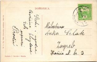 1914 Okucsány, Okucani; Trgovina tvrtke J. Sarailia i Mimic. Naklada J. Sarailie i Mimica / J. Sarai...