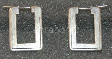 Art deco fehérarany brill köves (22db) fülbevaló (18K) 7,63g