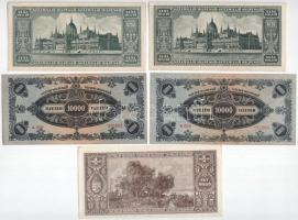 1946. 10.000MP (2x) + 1.000.000MP + 100.000.000MP (2x) T:II-III