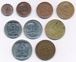 Dél-Afrika 1936-1995. 1/2p - 5R (9xklf) T:1-,2
South-Africa 1936-1995. 1/2 Penny - 5 Rand (9diff) C...
