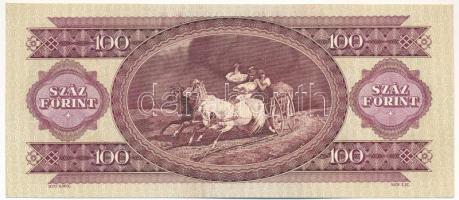 1984. 100Ft "B 050 037090" nyomdai festékfolt T:I,I- 
Adamo F35