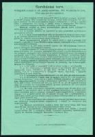 1883 Állami sorsjáték hirdetménye 4 p