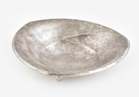 WMF Ikora ezüstözött alpakka kínáló tál. Jelzett, kopottas, d: 27 cm
