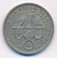 Kelet-Karibi Államok 1955. 50c Cu-Ni "II. Erzsébet" T:2-
East Caribbean States 1955. 50 C...
