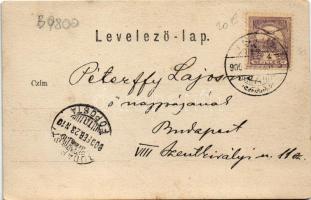 1900 Igló, Zipser Neudorf, Spisská Nová Ves; látkép / general view. photo