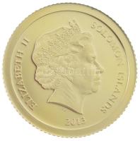 Salamon Szigetek 2013. 1$ Au "A világ 7 új csodája - Petra" kapszulában (0,5g/0,585) T:PP
...