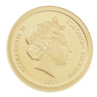 Salamon Szigetek 2013. 1$ Au "A világ 7 új csodája - Római Colosseum" kapszulában (0,5g/0,...