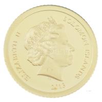 Salamon Szigetek 2013. 1$ Au "A világ 7 új csodája - A Megváltó Krisztus Szobra" kapszuláb...