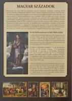 DN "Magyar Századok" aranyozott Cu emlékérmek (7xklf) a sorozat gyűjtői mappájába rendezve...