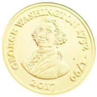 Szenegál 2017. 250F Au "George Washington" (0,5g/0,999) T:PP
Senegal 2017. 250 Francs Au ...