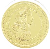 DN "Magyar Aranyóriások - I. Lipót 10 aranydukát, 1666" aranyozott Cu utánveret T:PP