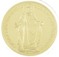 DN "Magyar Aranyóriások - 1938. 100 Pengő" aranyozott Cu utánveret T:PP