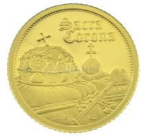 Cook-szigetek 2015. 1$ Au Szent Korona Szign:ifj. Szlávics László (0,5g/0,999) T:PP Cook Island 2015. 1 Dollar Au Sacra Corona Sign.:ifj. Szlávics László (0,5g/0,999) C:PP