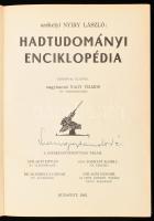 Székelyi Nyiry László: Hadtudományi enciklopédia. Nagybaconi Nagy Vilmos előszavával. Bp., 1942., (U...