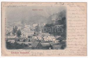 1900 Stósz, Stoósz, Stós; város látképe. Wlaszlovits Gusztáv kiadása / general view (EK)