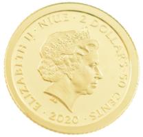 Niue 2020. 2.5D Au "II. János Pál" kapszulában (0.5g/0.999) T:PP
Niue 2020. 2.5 Dollars &...